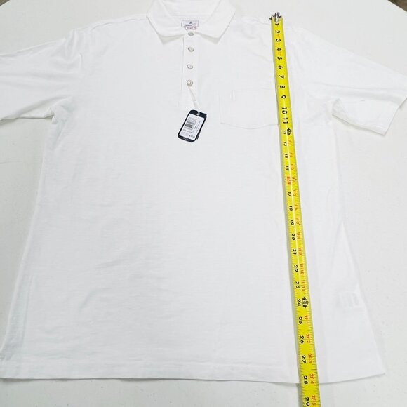 johnnie-O Original 4-Button Polo Shirt - Coastal Wash White NWT Medium - Picture 3 of 9